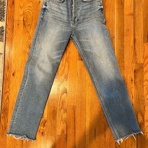 RE/Done 90s High-Rise Loose Straight-Leg Jeans